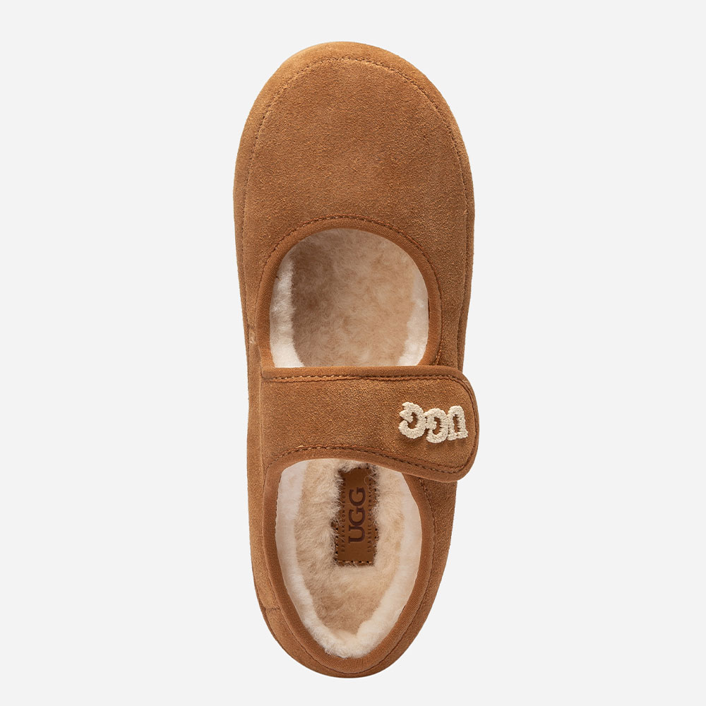 Embossed Logo Mary Jane UGG Shoes 8 OB970-C