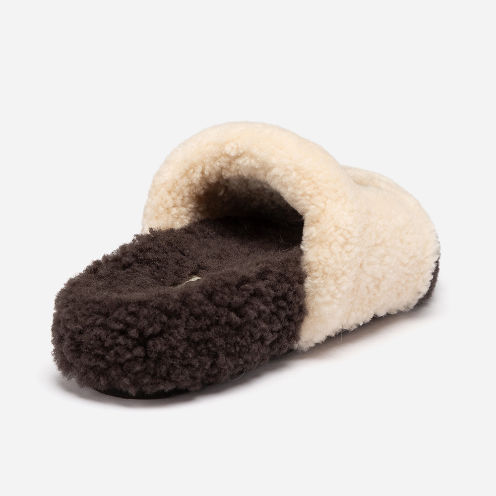 Acacia Shearling Logo UGG Slippers 6 OB974-CR
