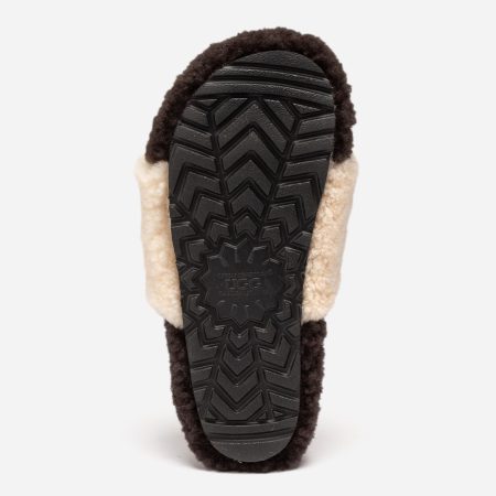 Acacia Shearling Logo UGG Slippers 17 OB974-CR