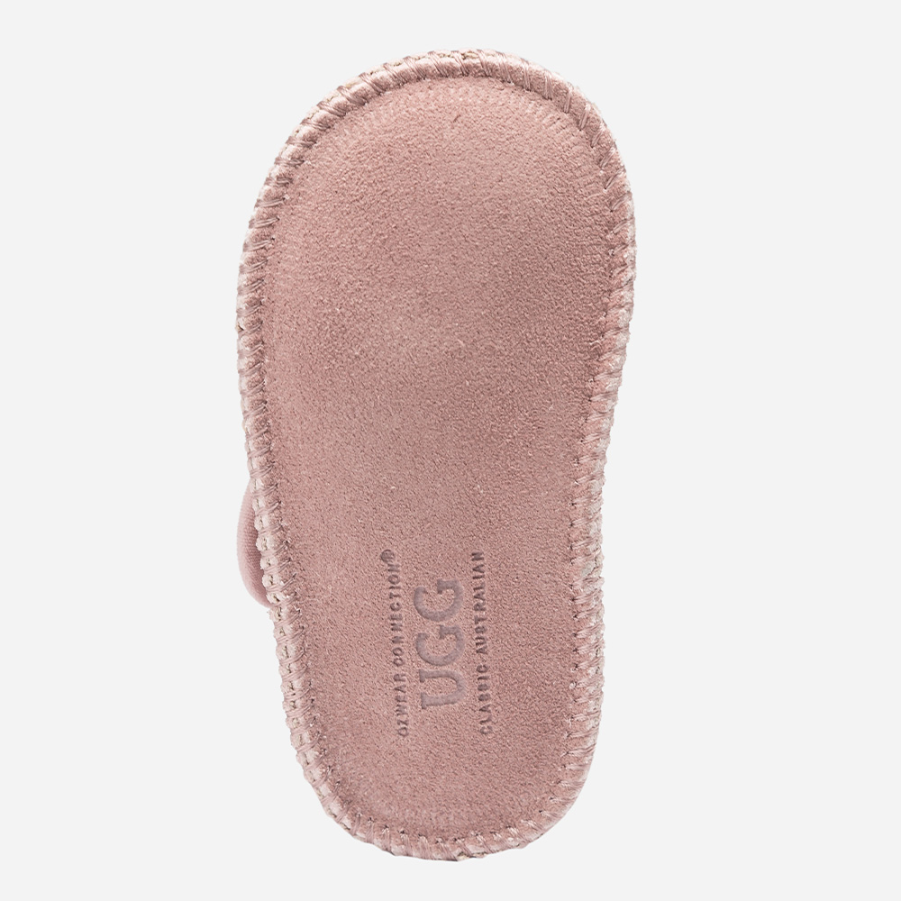Baby Suede UGG Mary Janes 8 OB970B-PIN