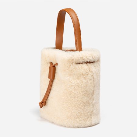 Fluffy Sheepskin UGG Bucket Bag 12 OZB001-NA