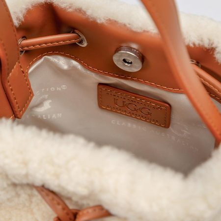 Fluffy Sheepskin UGG Bucket Bag 15 OZB001-NA