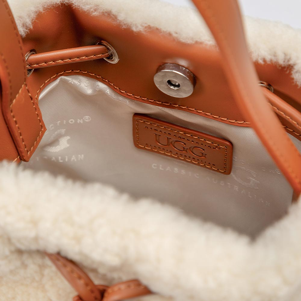 Fluffy Sheepskin UGG Bucket Bag 7 OZB001-NA
