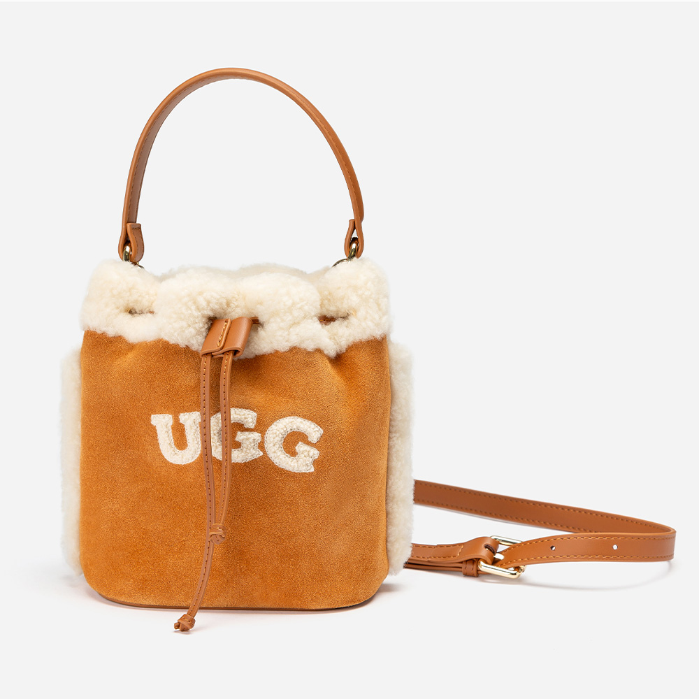Shearling UGG Mini Bucket Bag 1 OZB016-C