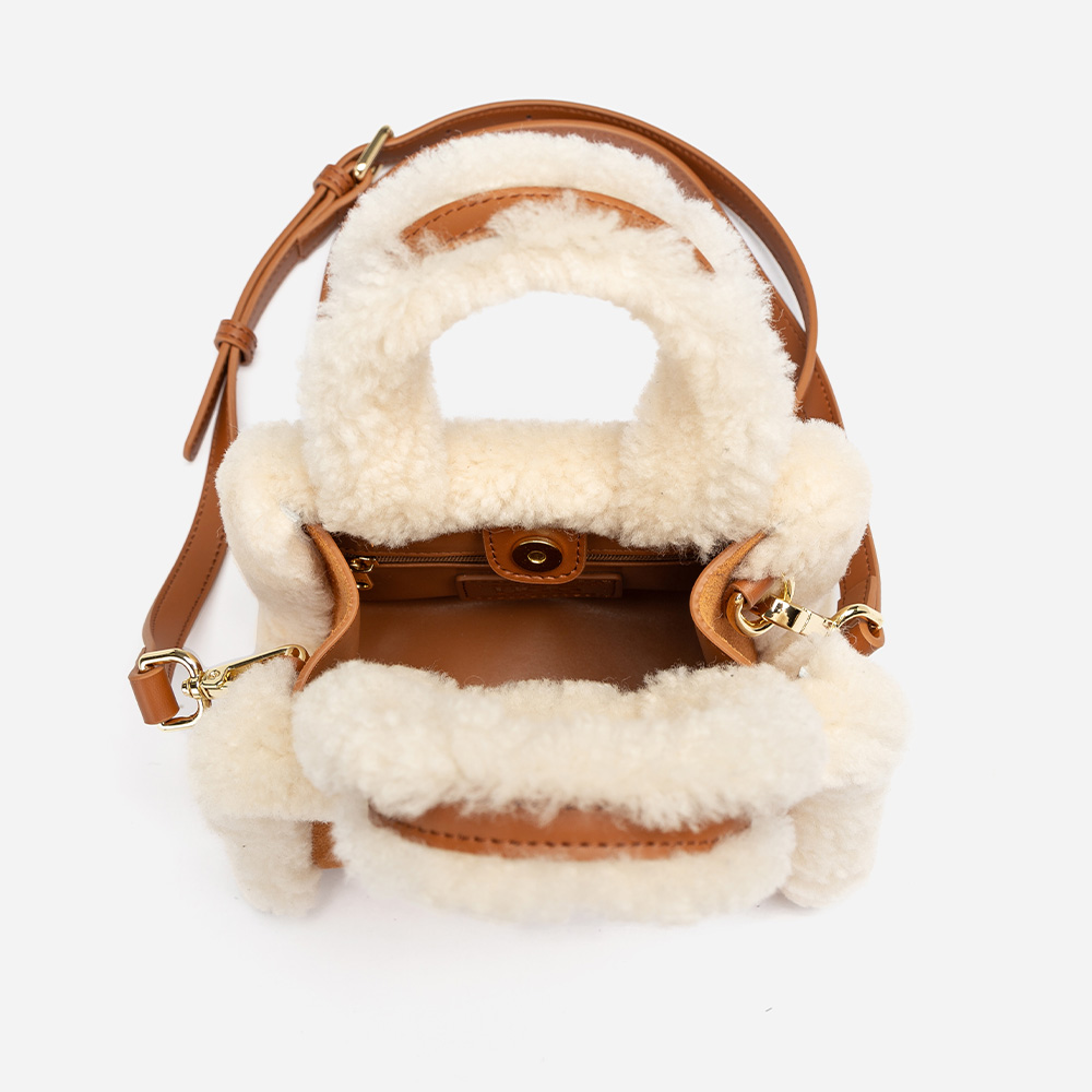 Logo Sheepskin UGG Mini Tote 8 OZB027-C