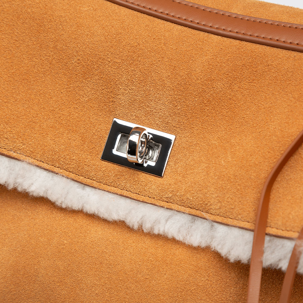 Flap Suede Sheepskin UGG Bag 6 OZB038-C