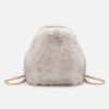 Iris Fluffy UGG Backpack 15 OZB045-IVO