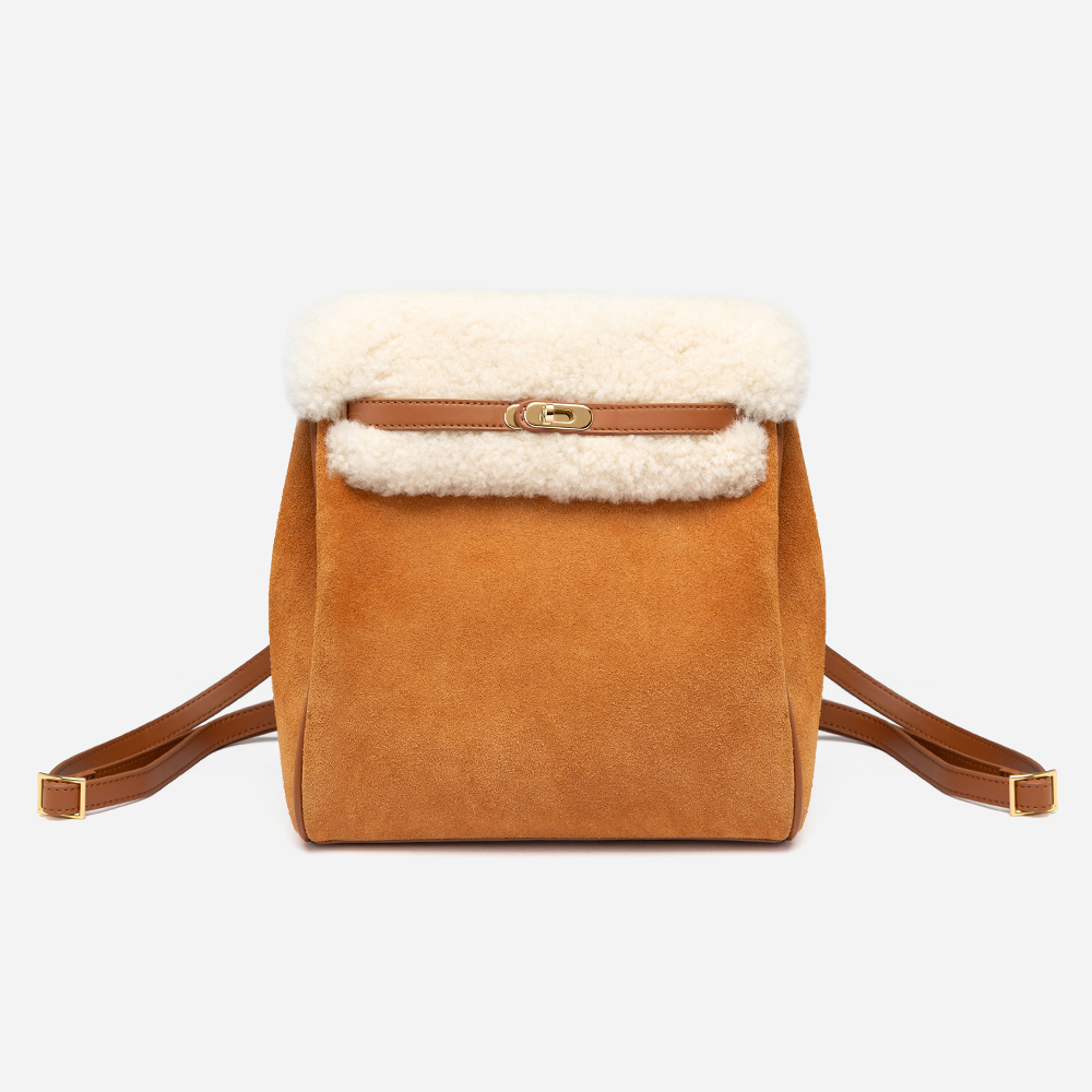Golden Shearling UGG Backpack 1 OZB048-C