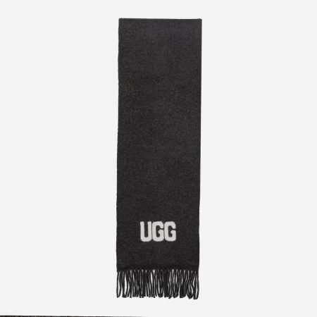 Logo Cashmere Wool UGG Scarf 7 OZC006-CHA