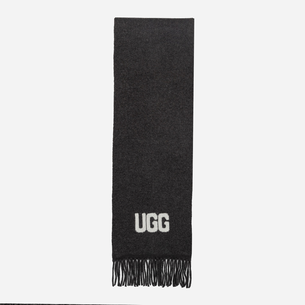 Logo Cashmere Wool UGG Scarf 3 OZC006-CHA