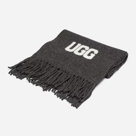 Logo Cashmere Wool UGG Scarf 8 OZC006-CHA