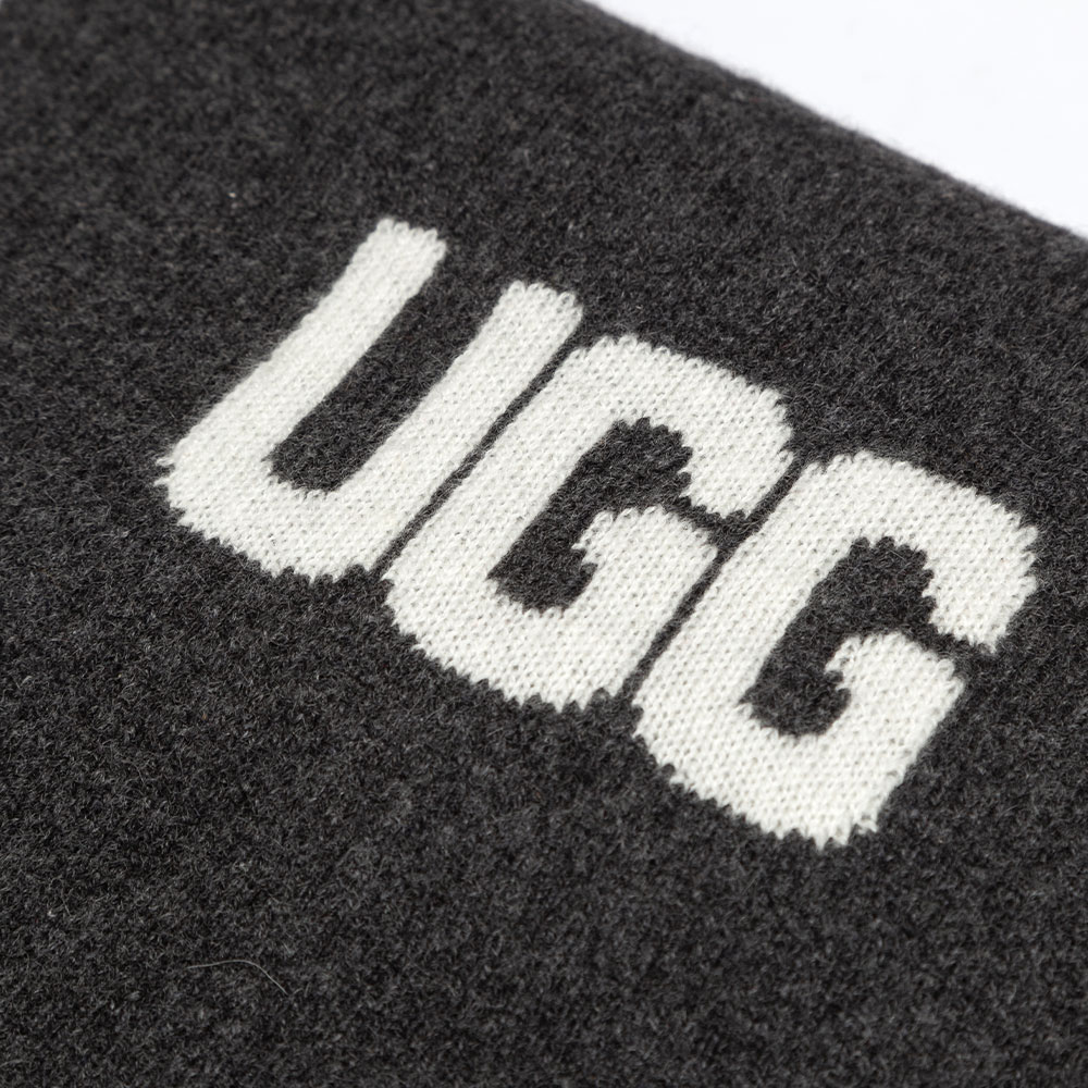 Logo Cashmere Wool UGG Scarf 5 OZC006-CHA