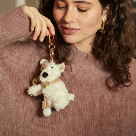 Teddy Bear Sheepskin UGG Keychain 9 PCS008-NA