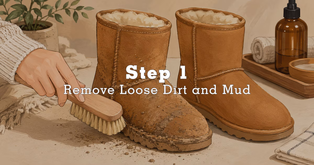Clean UGG Boots Step 1