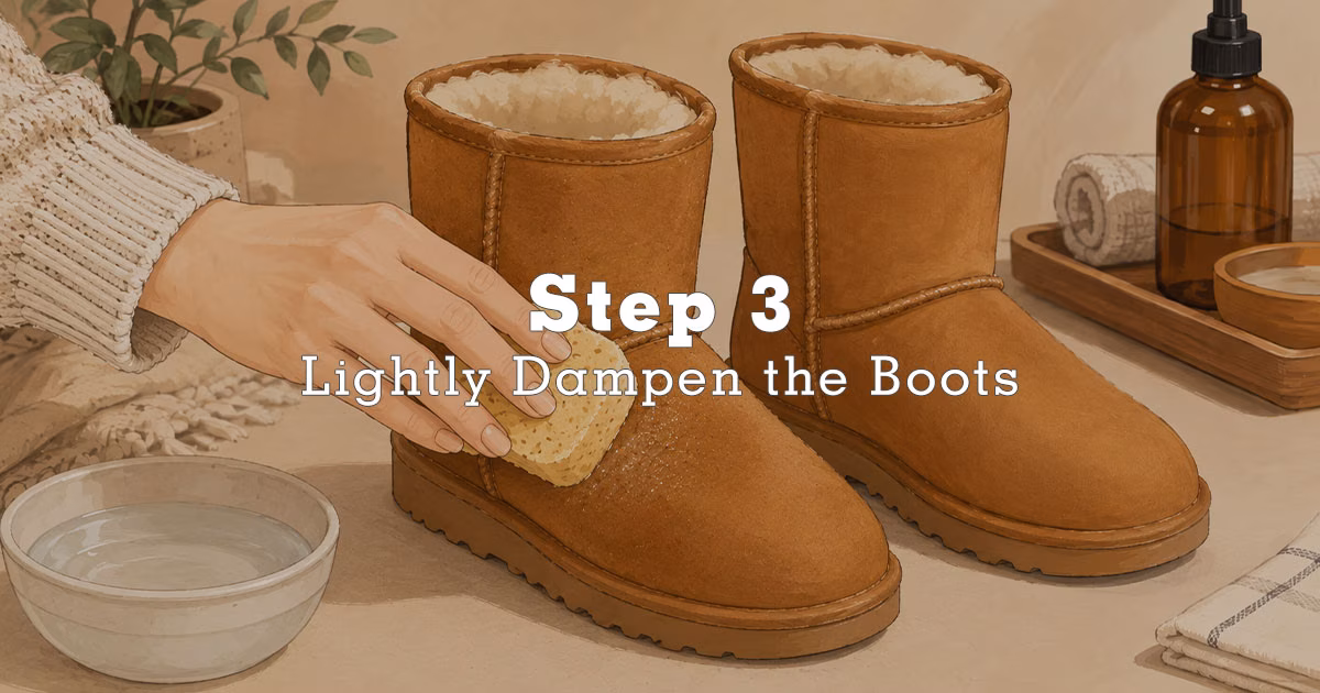 Clean UGG Boots Step 3